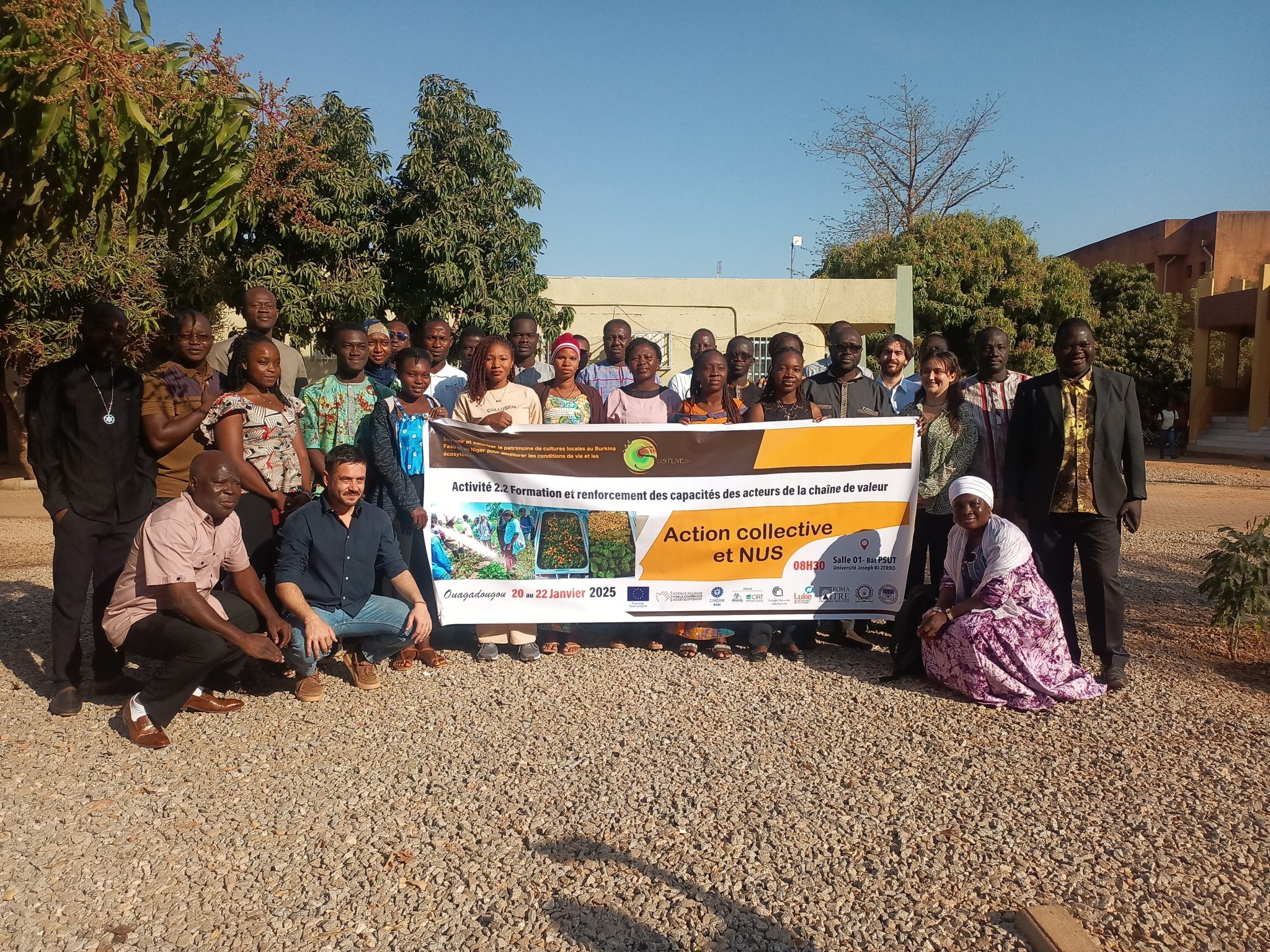 Formazione su Azione Collettiva e Valorizzazione delle NUS del progetto SUSTLIVES in Burkina Faso